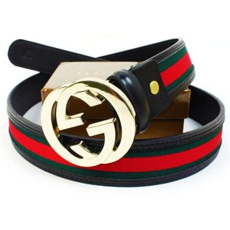 gucci green-red-green gold buckle white leather belt|Gucci black leather belt women.